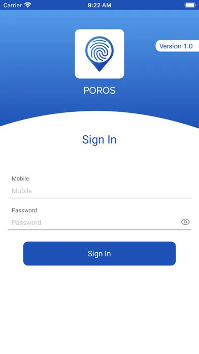 Poros - Attendance App Screenshots