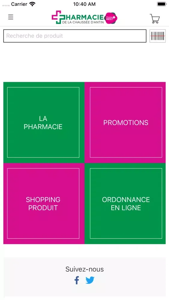 ภาพหน้าจอของ Pharmacie Chaussée d'Antin