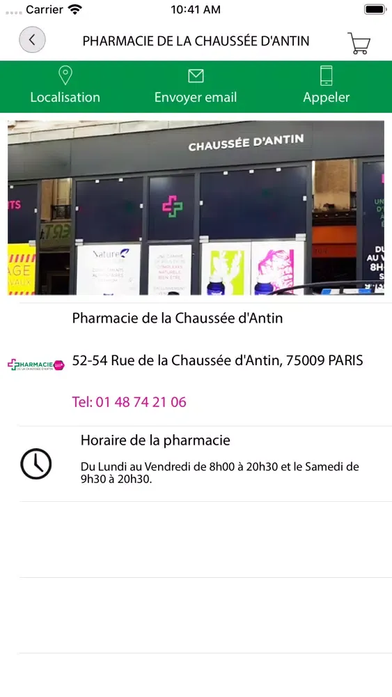 ภาพหน้าจอของ Pharmacie Chaussée d'Antin