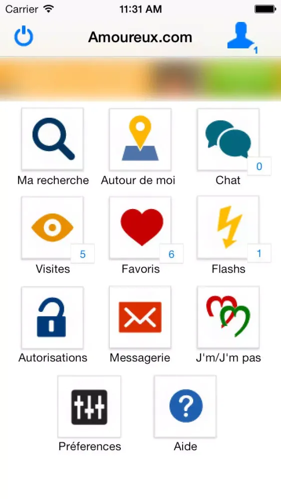 Скриншоты Amoureux Rencontres Gratuites, Chat. Pour la rencontre de votre vie