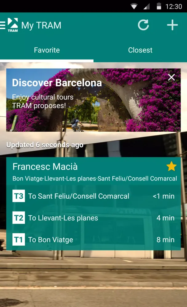 TRAM Barcelona سکرین شاٹس
