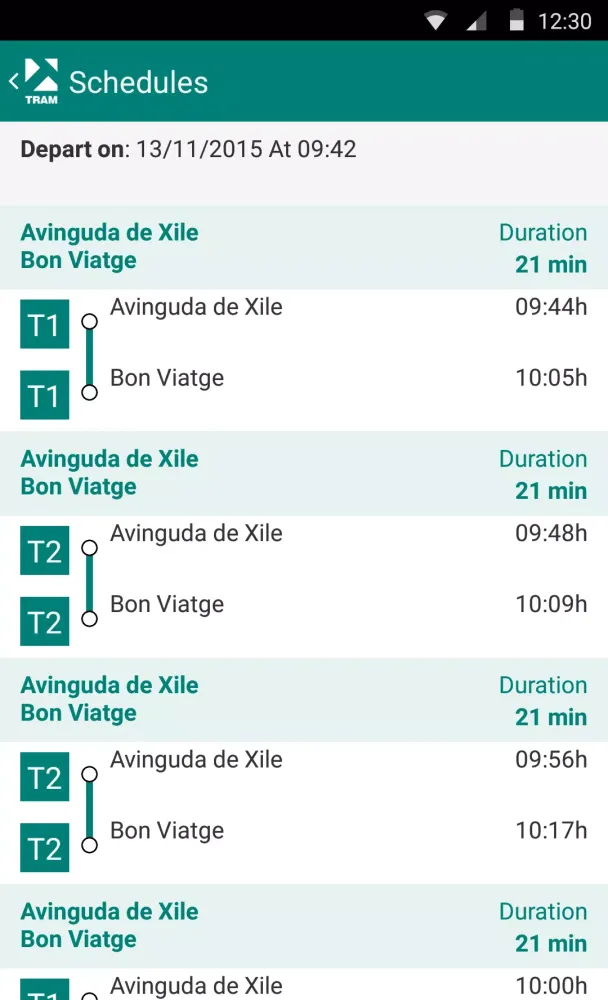 TRAM Barcelona سکرین شاٹس