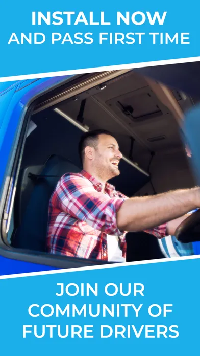 Tangkapan skrin LGV Theory Test UK 2023