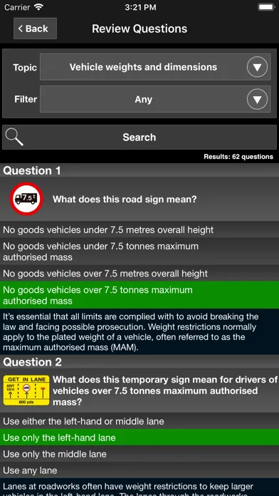 Скриншоты LGV Theory Test Kit 2023