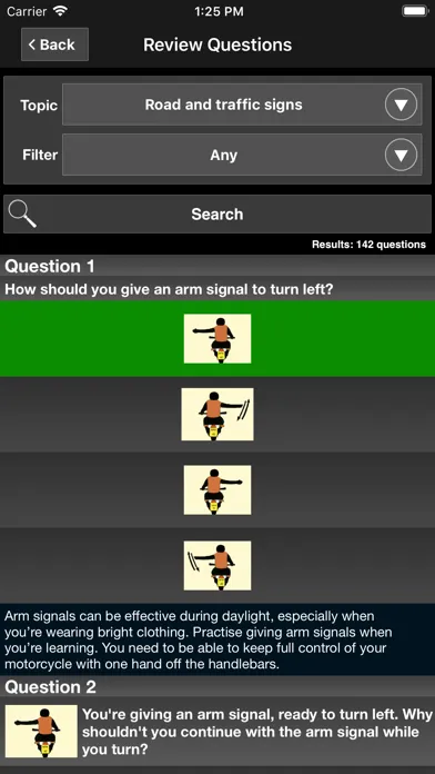 Motorcycle Theory Test Kit Ekran Görüntüleri