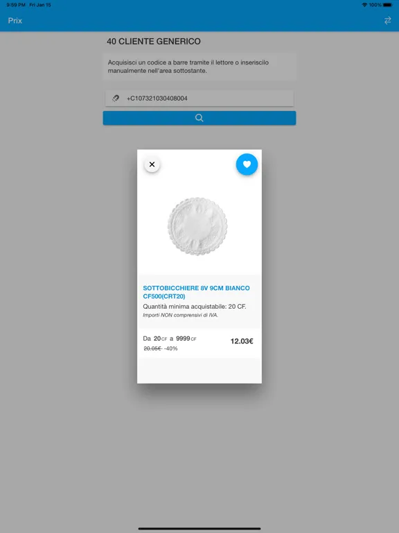 Capturas de tela do Prix iPad 