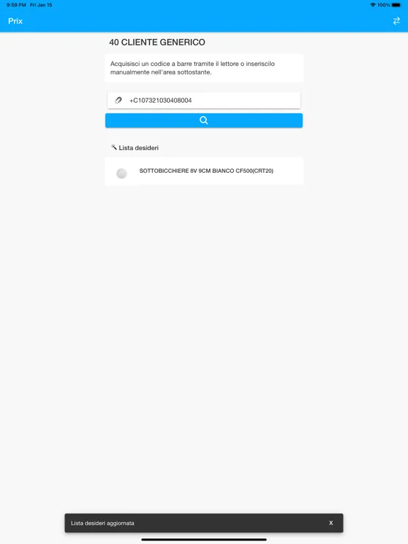 Capturas de tela do Prix iPad 