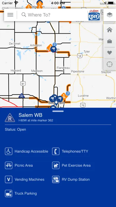 SDDOT 511应用截图