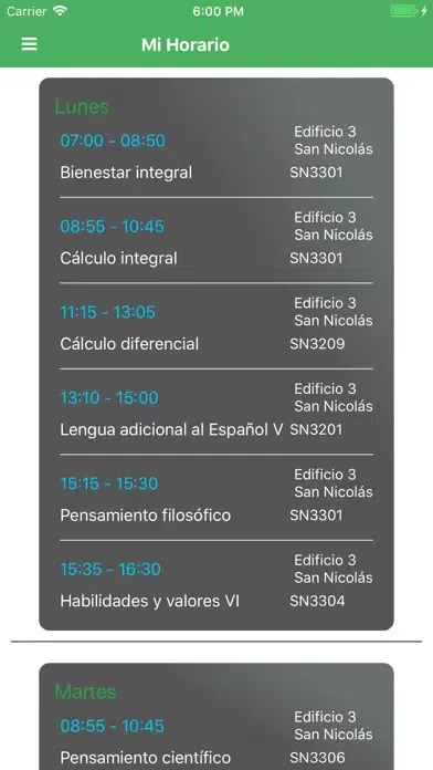Tecmilenio móvil Screenshots