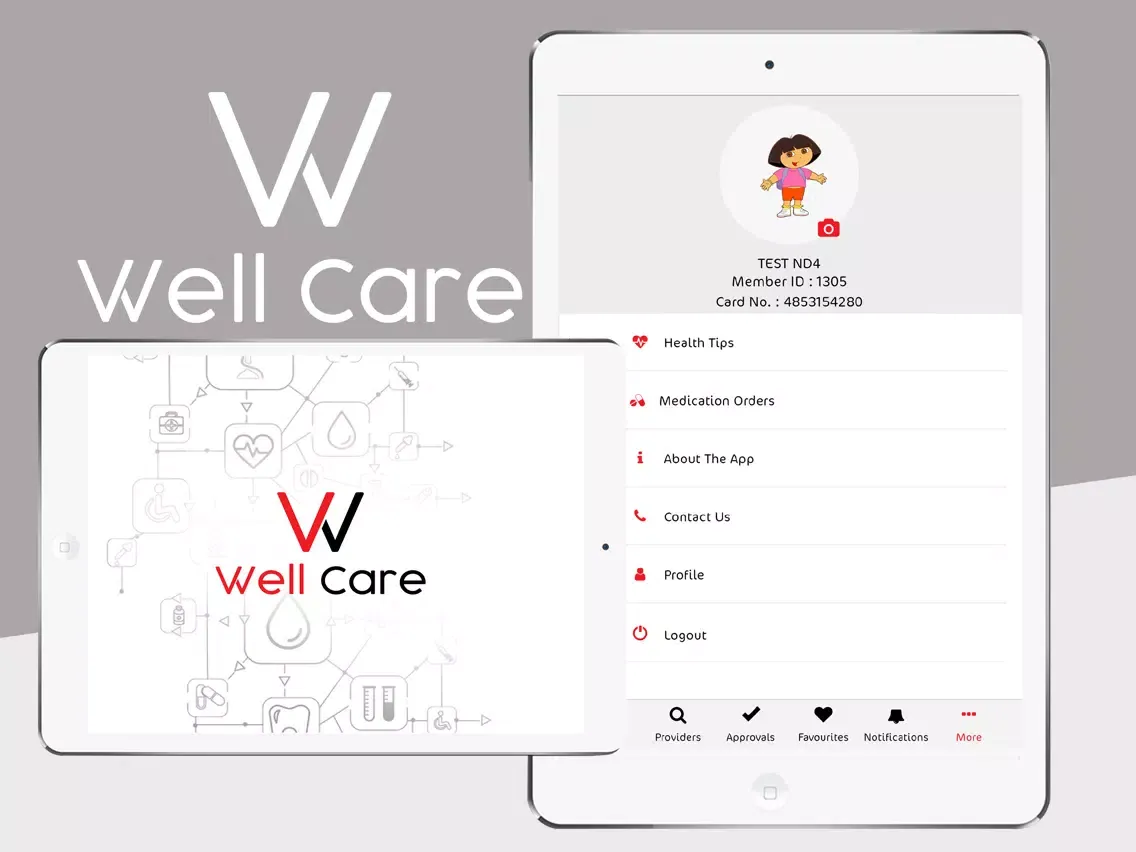 Wellcare iPad  스크린샷