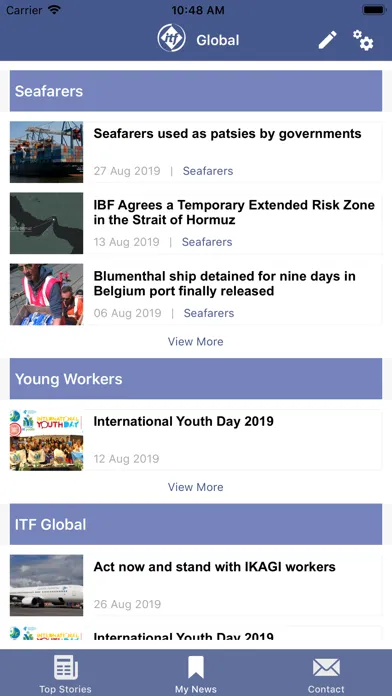 ITF Global Ekran Görüntüleri