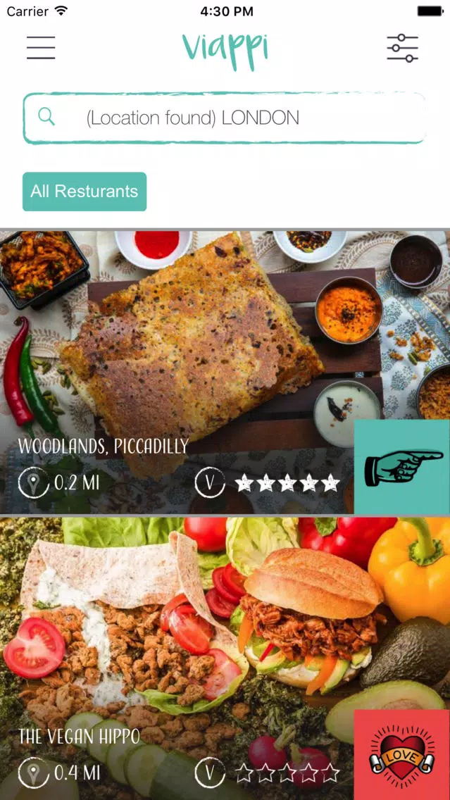 Capturas de pantalla de Viappi: The Veggie, Vegan App