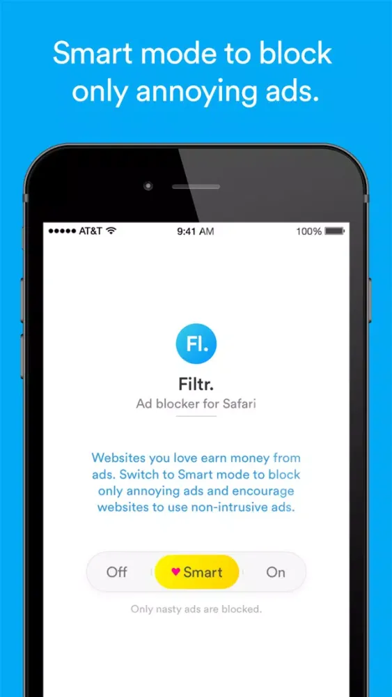 Ảnh chụp màn hình của Filtr - Ad blocker for Safari