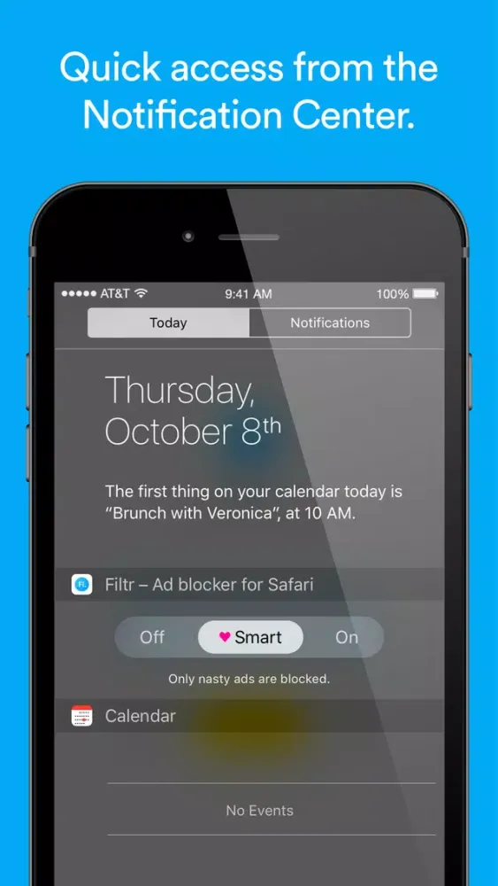 Ảnh chụp màn hình của Filtr - Ad blocker for Safari