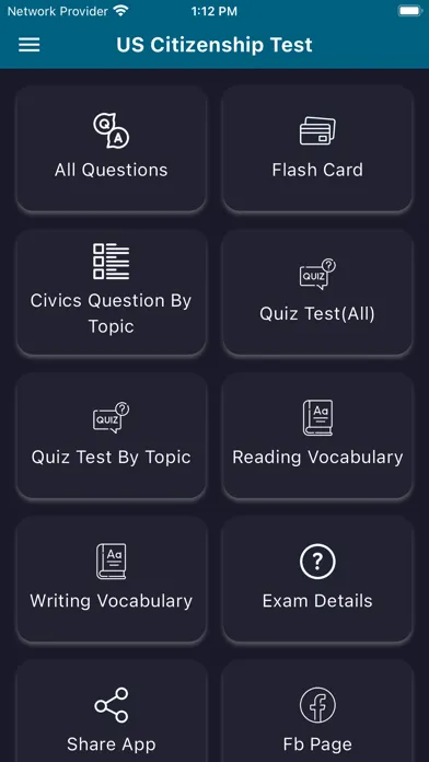 US Citizenship Test 2024. Screenshots