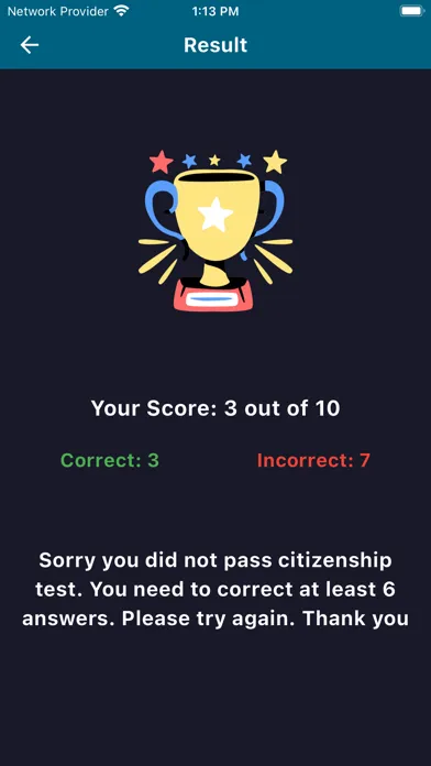 US Citizenship Test 2024. Screenshots