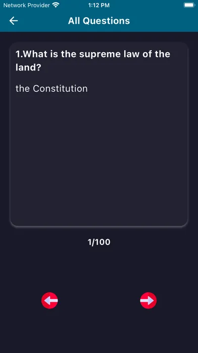 US Citizenship Test 2024. Screenshots