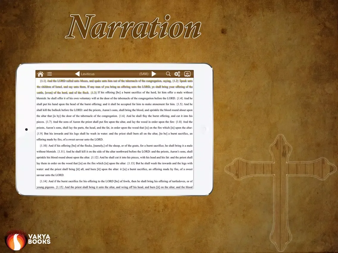 Capturas de pantalla de The Holy Bible by King James iPad 