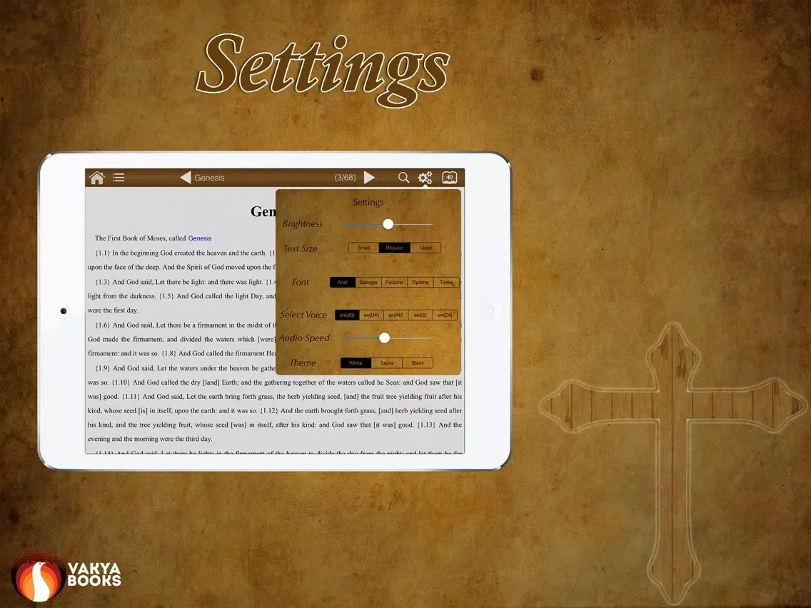 Capturas de pantalla de The Holy Bible by King James iPad 