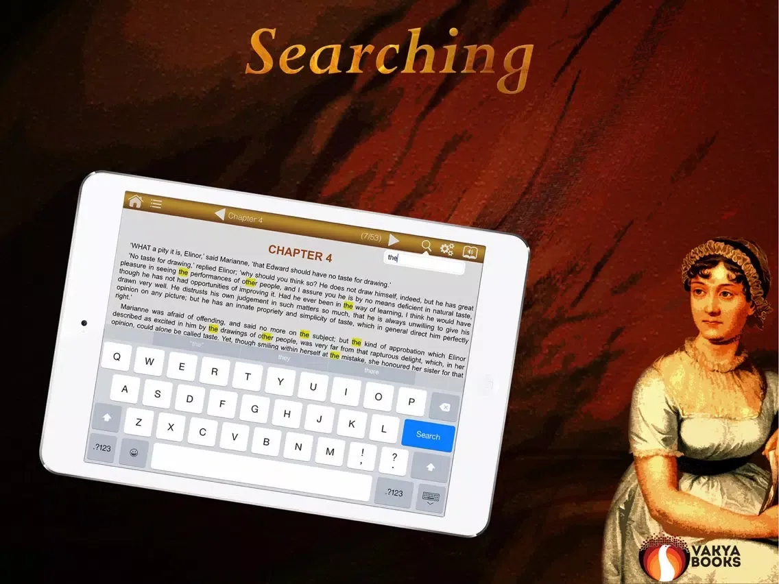 Captures d'écran de Six Lasting Legacy-Jane Austen iPad 