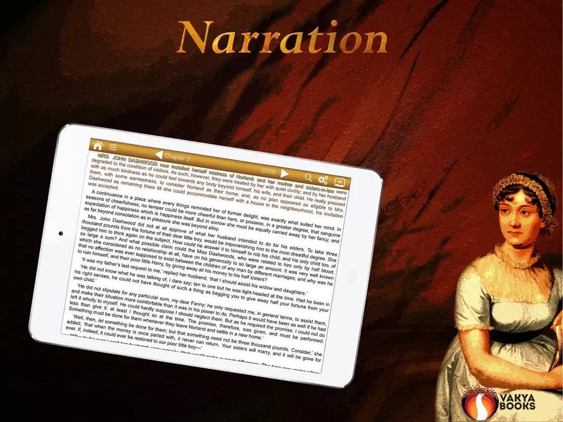 Captures d'écran de Six Lasting Legacy-Jane Austen iPad 