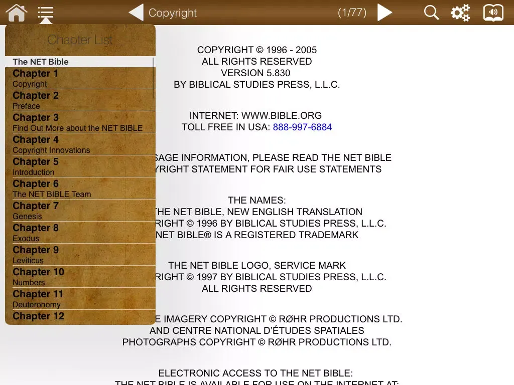 NET Bible - The New English Translation iPad  스크린샷