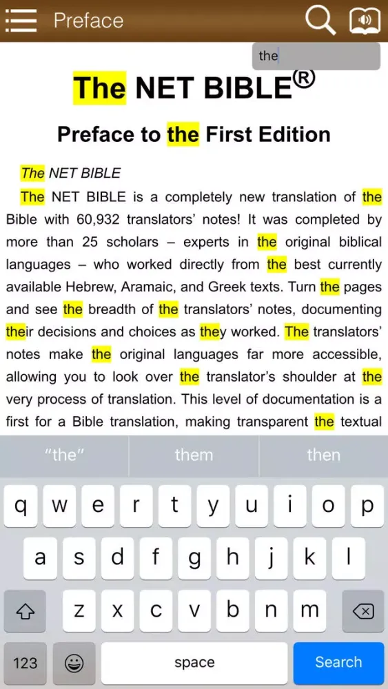 NET Bible - The New English Translation 스크린샷