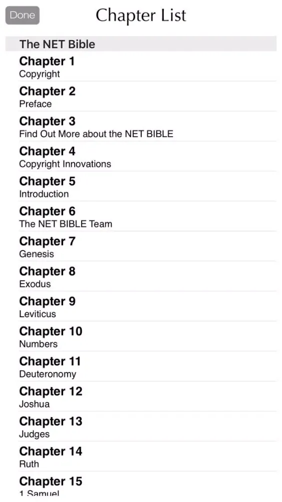 NET Bible - The New English Translation 스크린샷