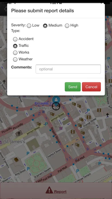 Live Traffic Reporter Screenshots