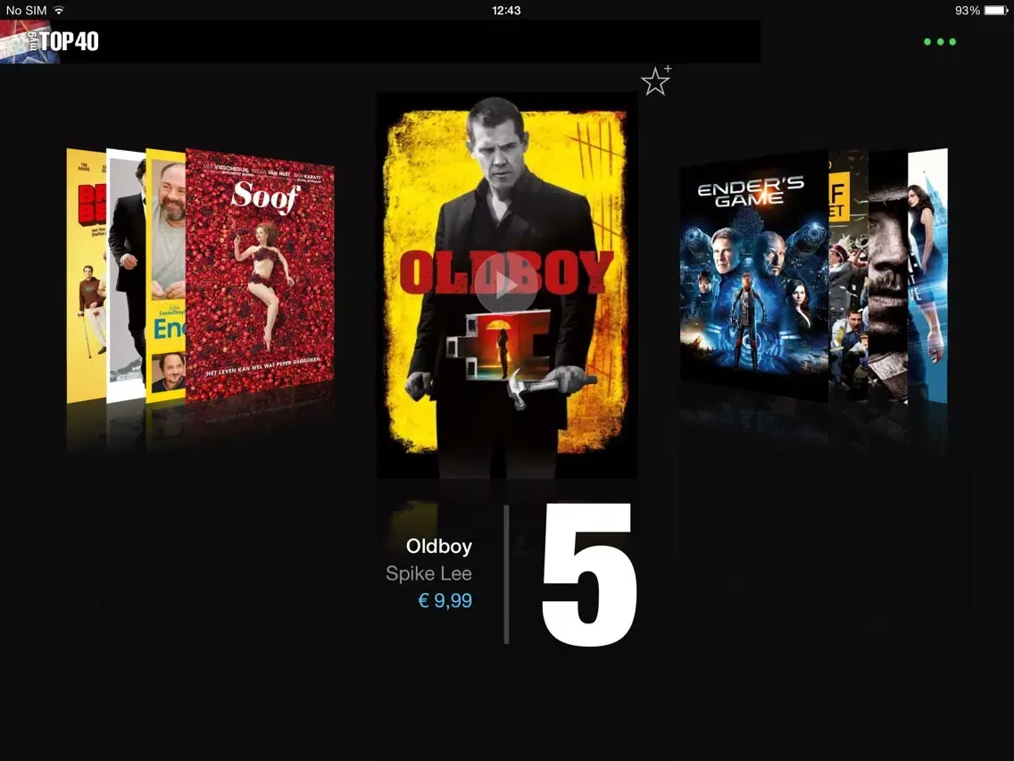 my9 Top 40 : NL film charts iPad 应用截图