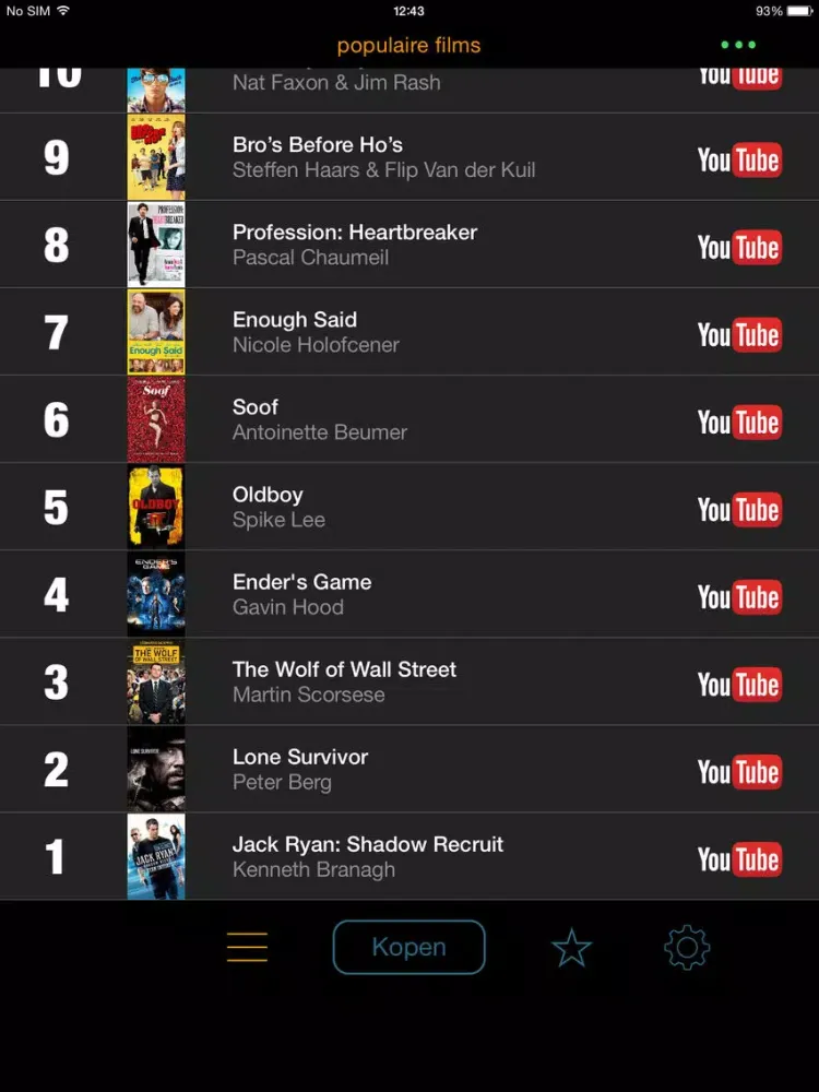 my9 Top 40 : NL film charts iPad 应用截图