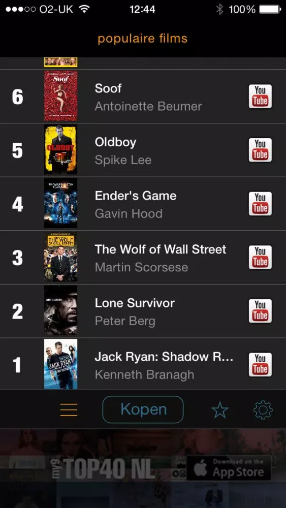 my9 Top 40 : NL film charts应用截图