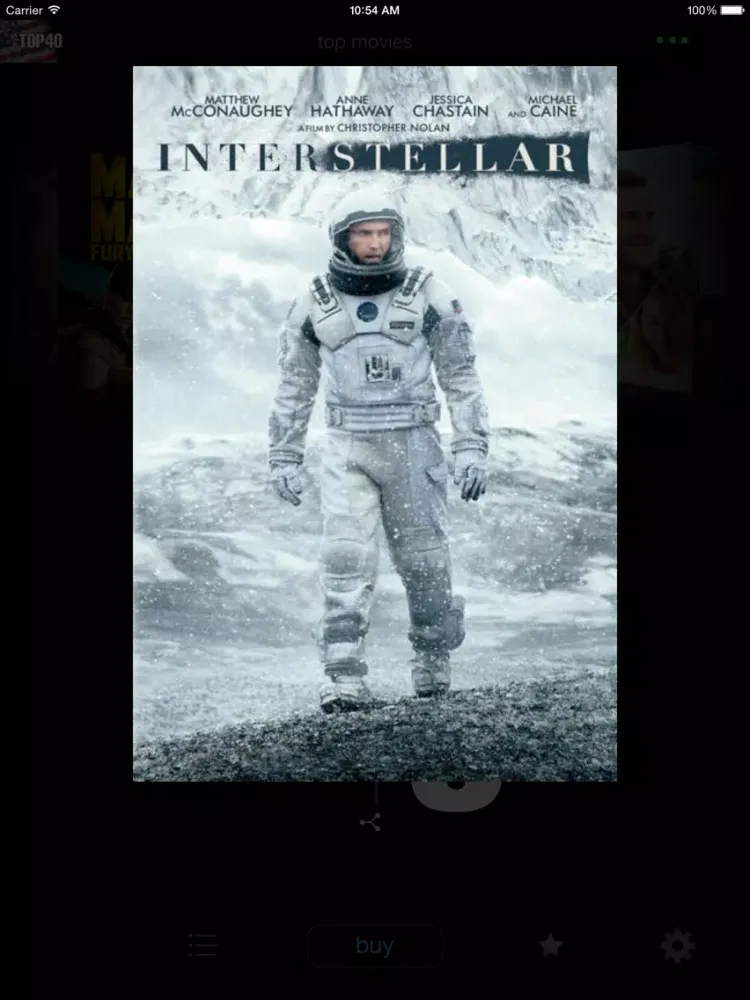 Captures d'écran de my9 Top 40 : US movie charts iPad 