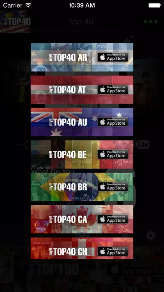 ภาพหน้าจอของ my9 Top 40 : MY carta muzik