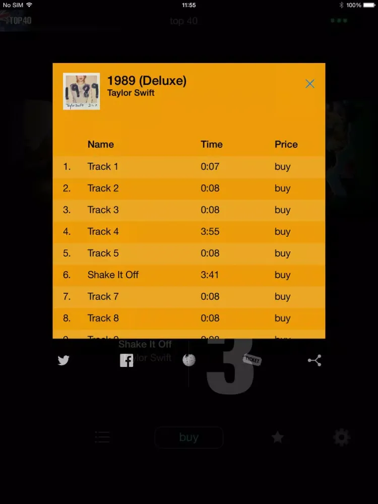 Screenshot di my9 Top 40 : NZ music charts iPad 