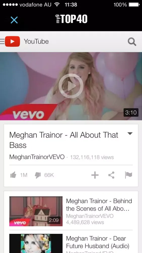 Screenshot di my9 Top 40 : NZ music charts
