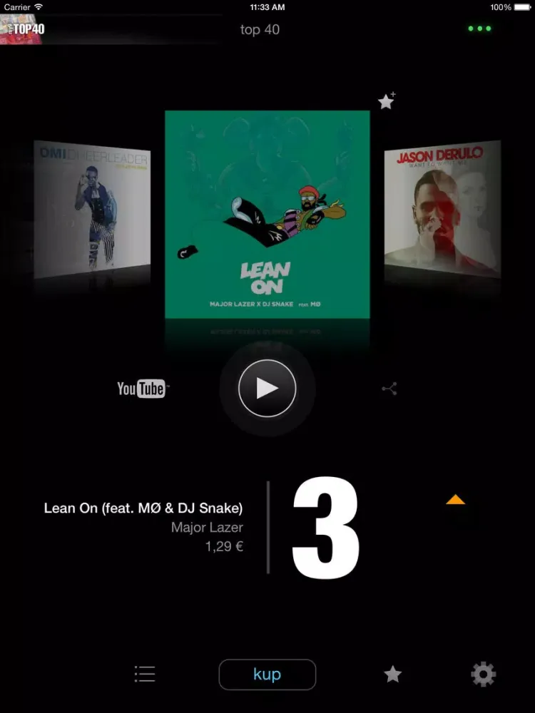 my9 Top 40 : PL lista przebojów iPad 应用截图