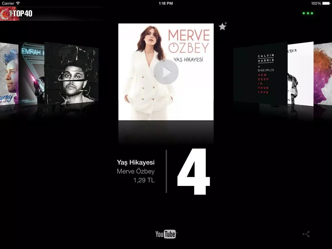 my9 Top 40 : TR muzik listesi iPad  স্ক্রিনশট
