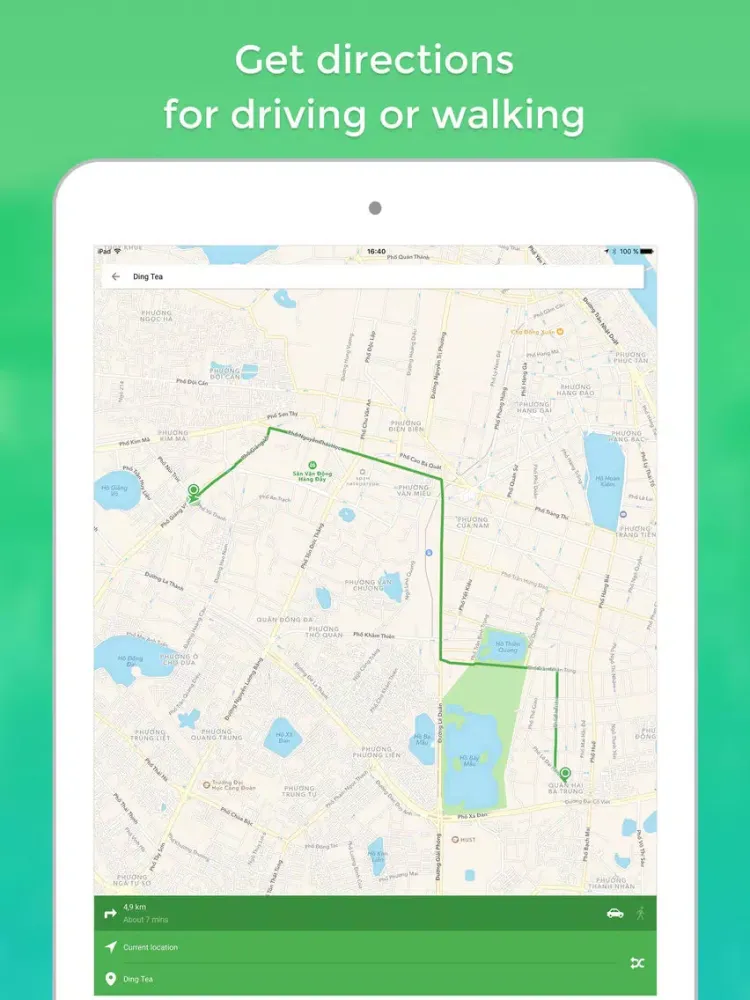 Screenshot di CốcCốc.Map - Places of Vietnam iPad 