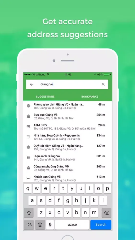 Screenshot di CốcCốc.Map - Places of Vietnam