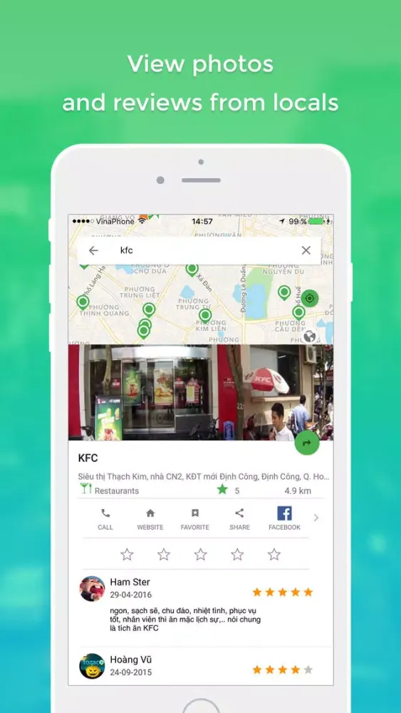 Screenshot di CốcCốc.Map - Places of Vietnam