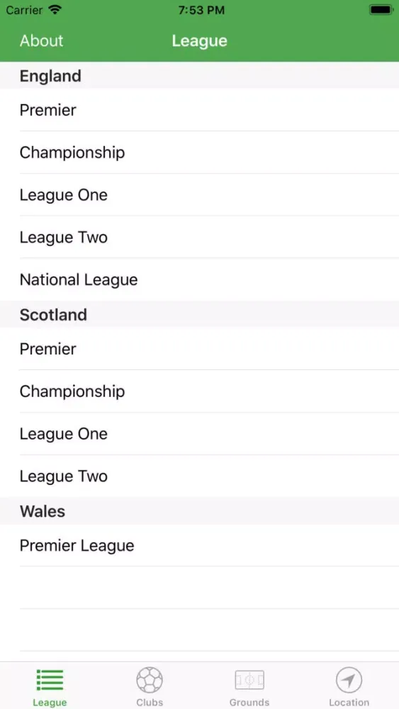 British Football Teams স্ক্রিনশট