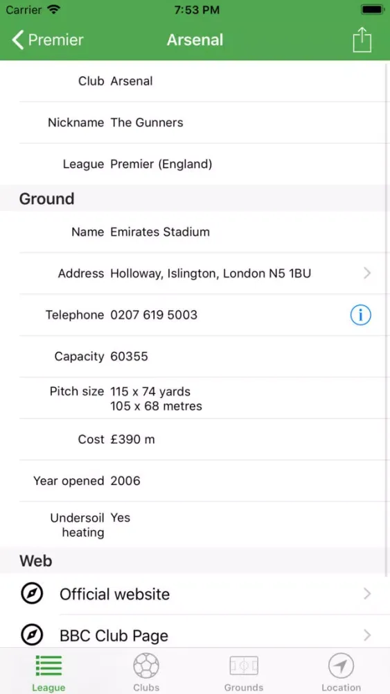 British Football Teams স্ক্রিনশট