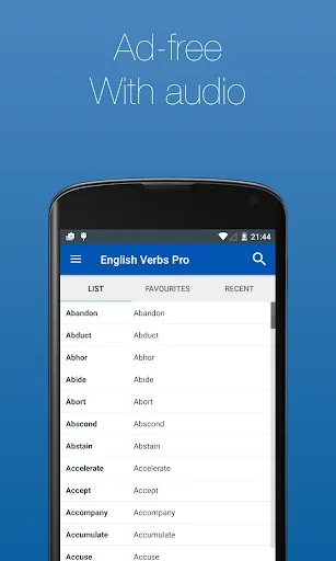 English Verb Conjugator Pro Ekran Görüntüleri