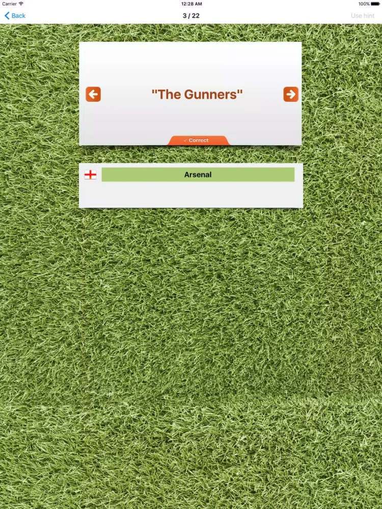 Football Nickname Quiz iPad  স্ক্রিনশট