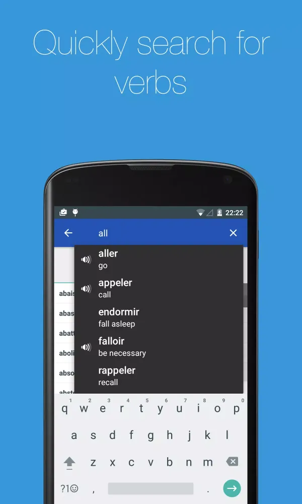 Скриншоты French Verb Conjugator