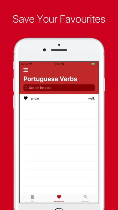 Portuguese Verb Conjugator Pro স্ক্রিনশট