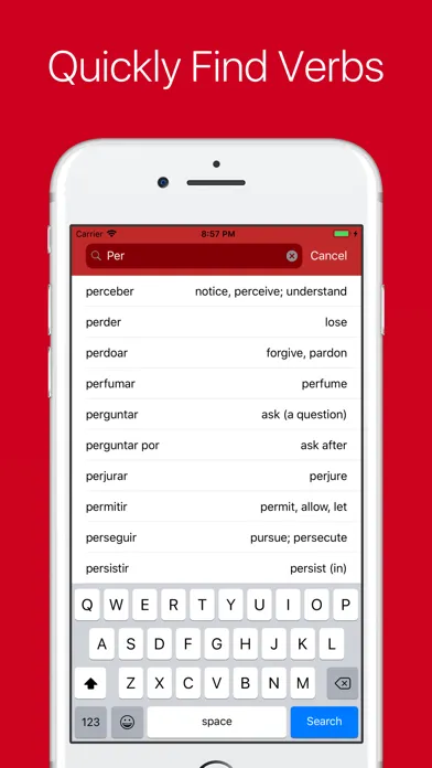 Portuguese Verb Conjugator Pro স্ক্রিনশট