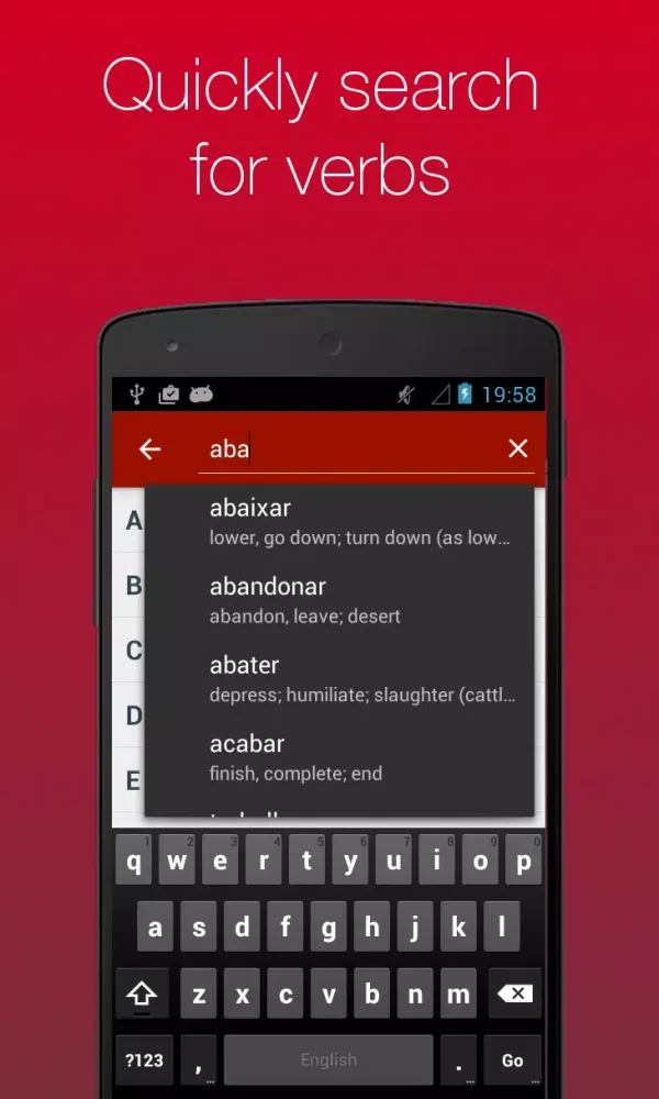 Portuguese Verb Conjugator Screenshots