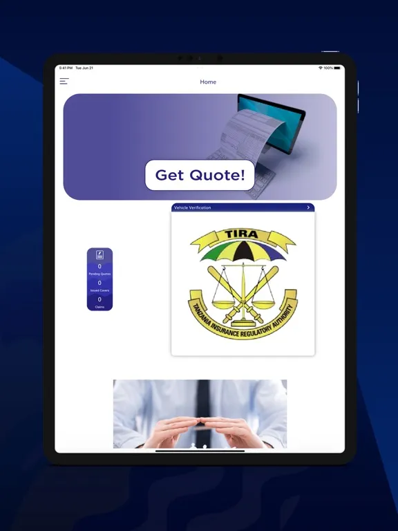 ZIC Bima App iPad  Screenshots
